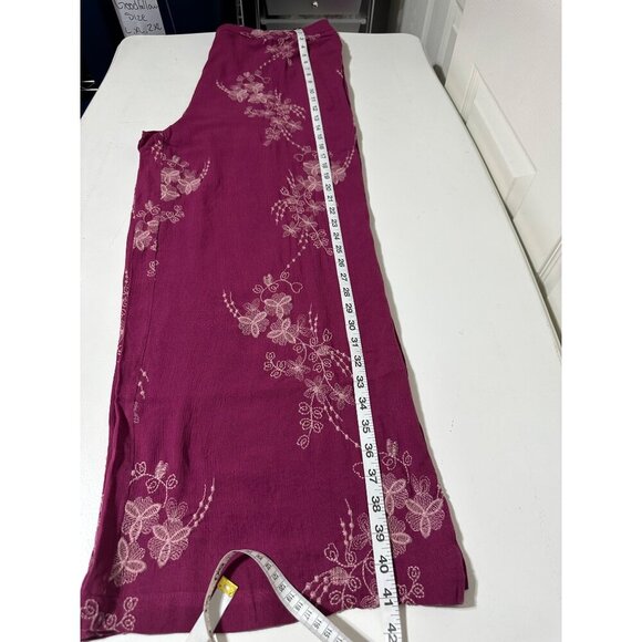 Indigo Thread CO. Women's Wide Leg Embroidered Pants size XL NWOT - Picture 7 of 8